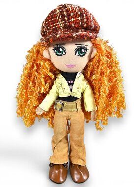 Cepia This Is Me Shea Plush Doll Curly Orange Hair Autumnal Outfit Hat Y2K 13"